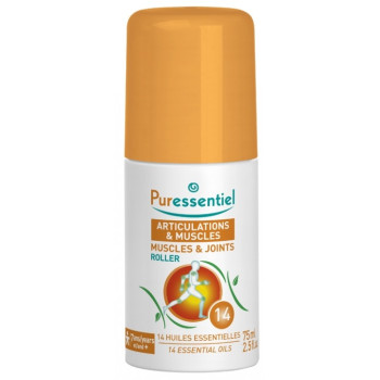 Articulations & Muscles Roller aux 14 huiles essentielles 75ml Puressentiel