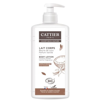 Lait Corps Adoucissant Coco Vanille Bio 500ml Cattier