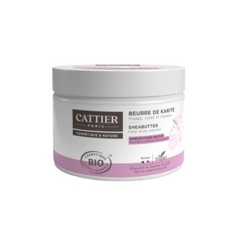 Beurre de Karité Parfum Fleur des Îles Bio 100g Cattier