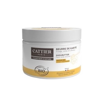 Beurre de Karité Parfum Miel Bio 100g Cattier