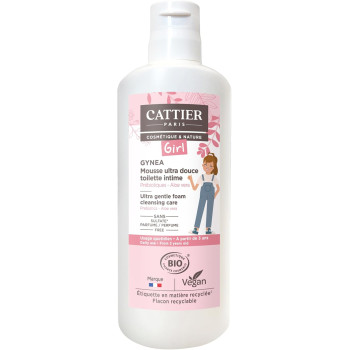 Gynea Girl Mousse Ultra Douce Toilette Intime Bio 150ml Cattier