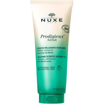 Prodigieux Néroli Douche Relaxante Parfumée Bio 200ml Nuxe