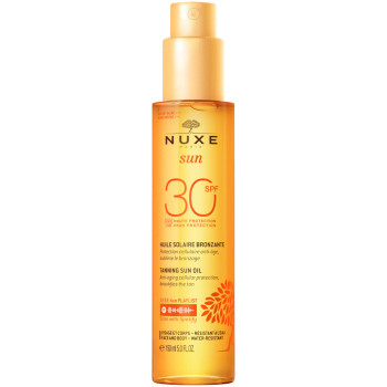 Sun Huile Solaire Bronzante Visage & Corps SPF30 150ml Nuxe