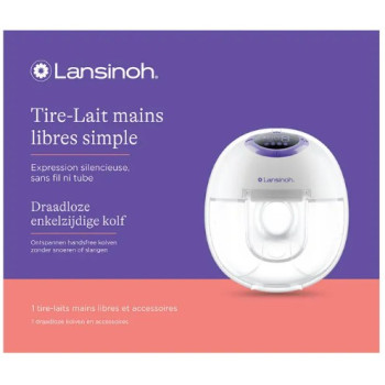 Tire-Lait Mains Libres Simple x1 Lansinoh