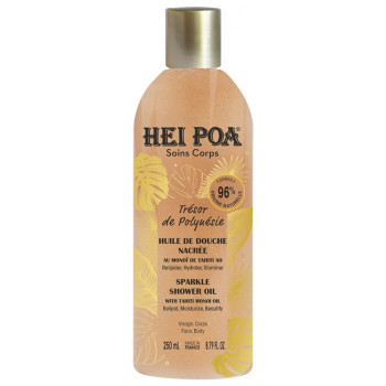 Huile De Douche Nacrée Trésor de Polynésie 250ml Hei Poa