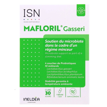 ISN Mafloril Gasseri x30 gélules végétales Ineldea
