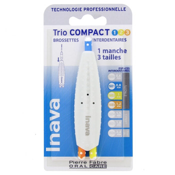 Trio Compact 1/2/3 Brossettes Interdentaires Inava