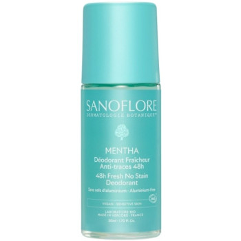 Déodorant Fraîcheur Mentha 48h Bio Roll-on 50ml Sanoflore