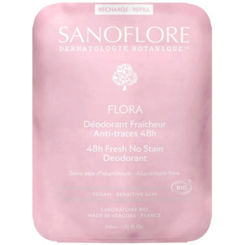 Recharge Déodorant Fraîcheur Flora 48h Bio 50ml Sanoflore