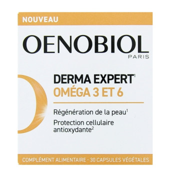 Oenobiol Derma Expert Oméga 3 et 6 x30 capsules végétales