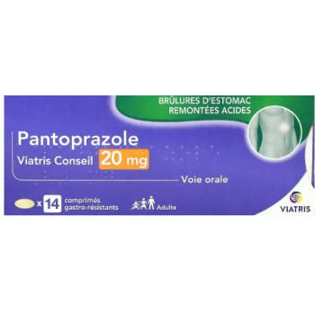 Pantoprazole 20mg x14cpr Viatris