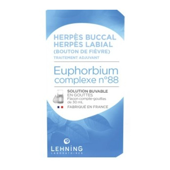 Euphorbium n°88 Gouttes 30ml Lehning