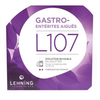 L107 Gastro-Entérites Aiguës Gouttes 30ml Lehning