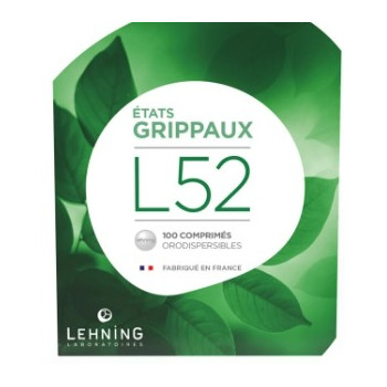 L52 Etats Grippaux x100cpr Lehning