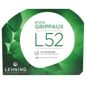 L52 Etats Grippaux x60 comprimés Lehning