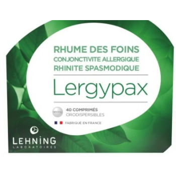 Lergypax Rhume des foins x40cpr Lehning