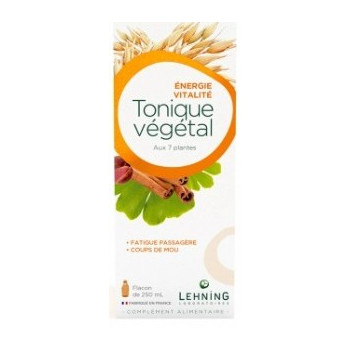 Tonique végétal 250ml Lehning