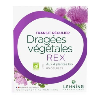 Dragées Végétales Rex Bio x60 gélules Lehning