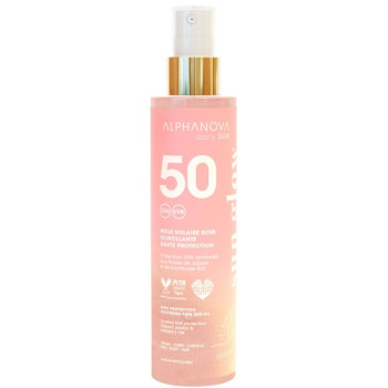 Daily Sun Huile Solaire Rosé Scintillante Sun Glow SPF50 125ml Alphanova