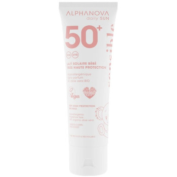 Daily Sun Lait Solaire Bébé Sensible SPF50+ 50ml Alphanova