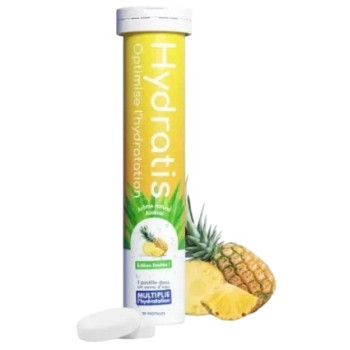 Hydratis Solution d'hydratation Arôme Ananas x20 pastilles