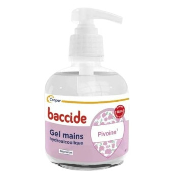 Baccide Gel Mains Hydroalcoolique Pivoine 300ml