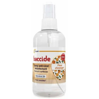 Baccide Spray Anti-Viral Désinfectant Mains & Surfaces Fleur d'Oranger 100ml