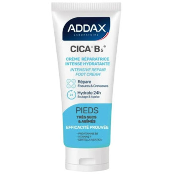 Cica+B5® Crème Pieds Réparatrice Intense Hydratante 50ml Addax