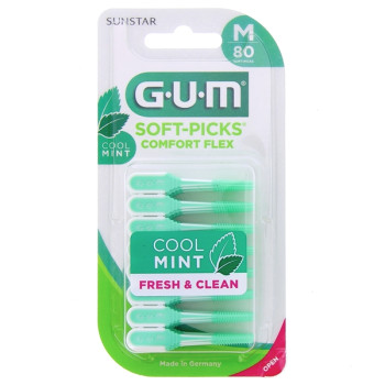 Bâtonnets Interdentaires Soft-Picks Comfort Flex Cool Mint M x80 Gum