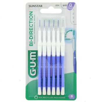 Brossettes Interdentaires Bi-direction 2en1 Gum