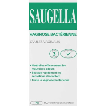 Vaginose Bactérienne Ovules Vaginaux Triple Action x7 Saugella
