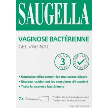Vaginose Bactérienne Gel Vaginal Triple Action x7 Saugella
