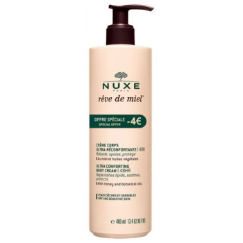 Rêve de Miel Crème Corps Ultra-Réconfortante 48h 400ml Offre Spéciale Nuxe