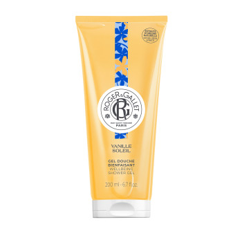 Gel Douche Bienfaisant Vanille Soleil 200ml Roger & Gallet