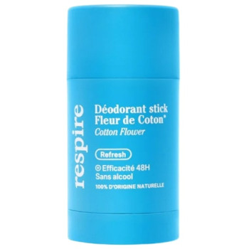 Déodorant Stick Fleur de coton 48h 20g Respire