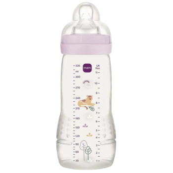 Easy Active 2ème âge Biberon Lila 330ml MAM