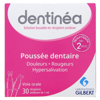 Dentinéa Poussée Dentaire 30x1ml unidoses Gilbert