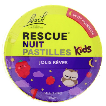 Rescue Kids Nuit Pastilles Jolis Rêves Framboise 50g