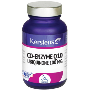 Co-Enzyme Q10 Ubiquinone 100mg x30 gélules Kersiens