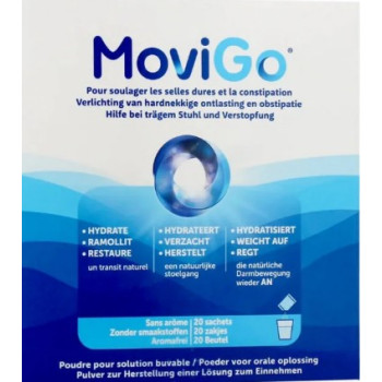 MoviGo Selles Dures et Constipation x20 sachets