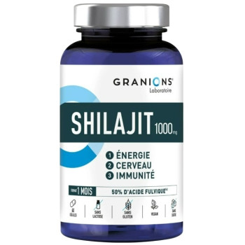 Shilajit 1000mg x60 gélules Granions
