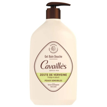 Gel bain douche Zeste de Verveine Surgras 1L Cavaillès