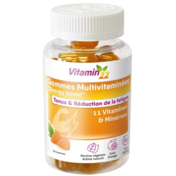 Gommes Multivitaminées Orange x60 Vitamin'22