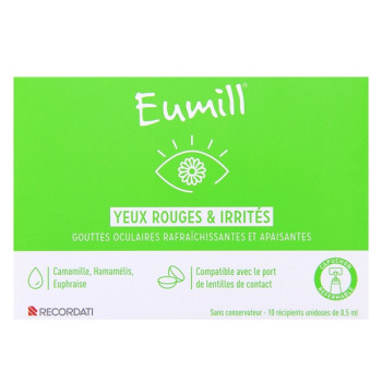 Eumill yeux rouges et irrités monodoses 0,5ml 