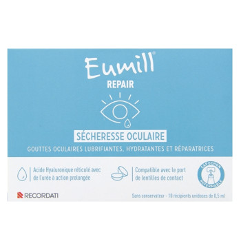 Eumill Repair sécheresse oculaire monodoses 0,5ml