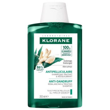 Shampoing Antipelliculaire Galanga 200ml Klorane