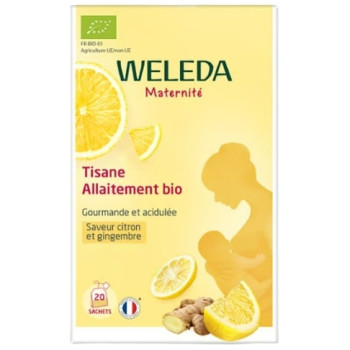 Tisane Allaitement Bio Citron Gingembre x20 sachets Weleda