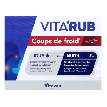 Vita'Rub Coups de Froid x12 gélules Vitavea