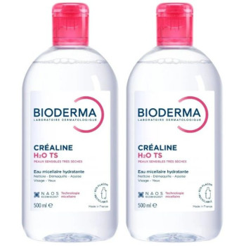 Créaline H2O TS 2x500ml Bioderma