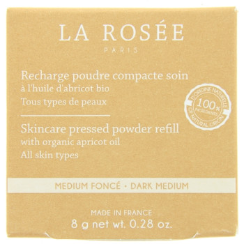 Recharge Poudre Compacte Soin Medium Foncé 8g La Rosée
